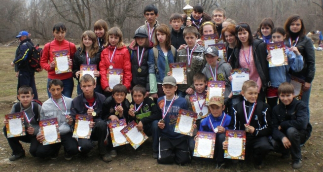 Победители и призеры Чемпионата города Оренбурга по спортивному ориентированию бегом 18 апреля 2010 года. Зауральная роща.